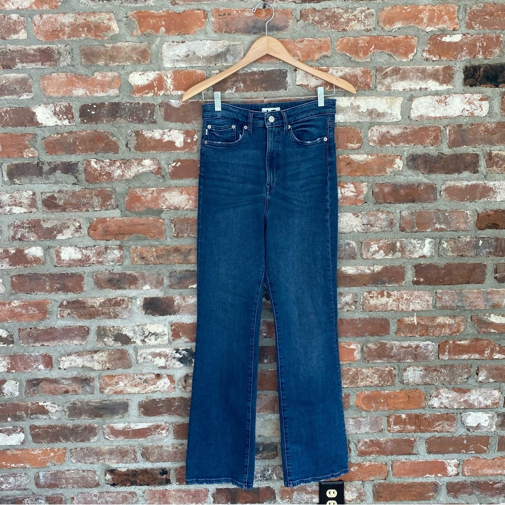 Lovers and Friends Greyson Ultra High Rise Slim Boot Jeans 27 - Picture 2 of 9